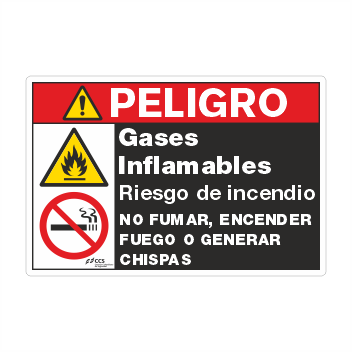 PELIGRO GASES INFLAMABLES