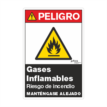 PELIGRO GASES INFLAMABLES